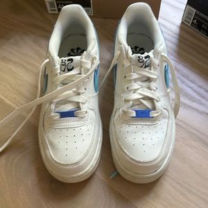 Blue and White Air Force 1 LVB youth 4.5